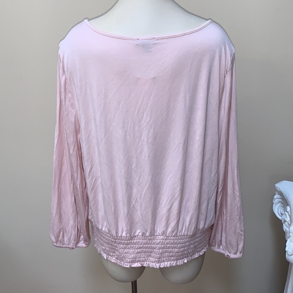 Ann taylor spring pink top - Picture 4 of 8